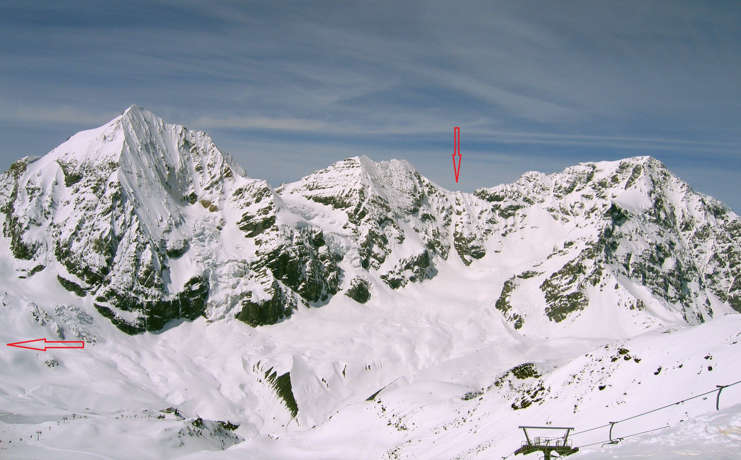 zľava:_Konigspitze_(Gran_Zebrú),_Zebru,_šípka_Hochjoch,_Ortler